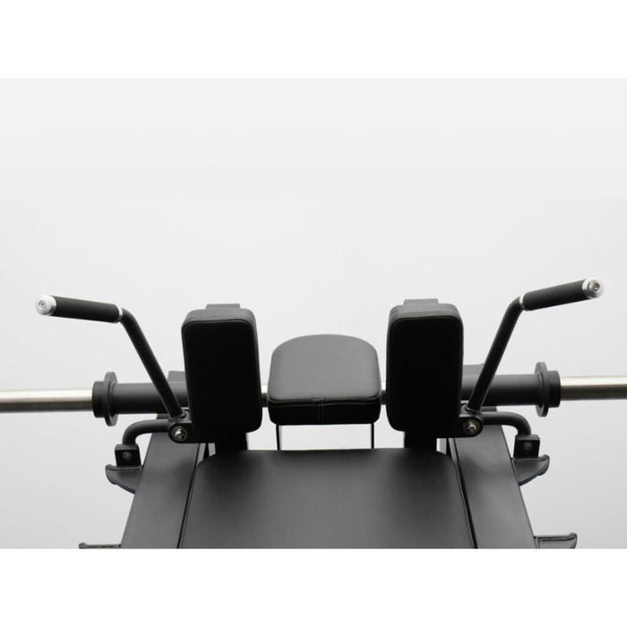 BodyKore Adjustable Hack Squat FL1811 upper pad and handle detail