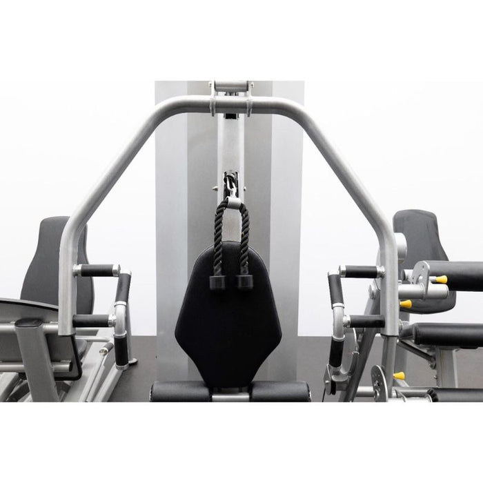 BodyKore Alliance 3-Station Multi Gym MTI4005 front seat station closeup