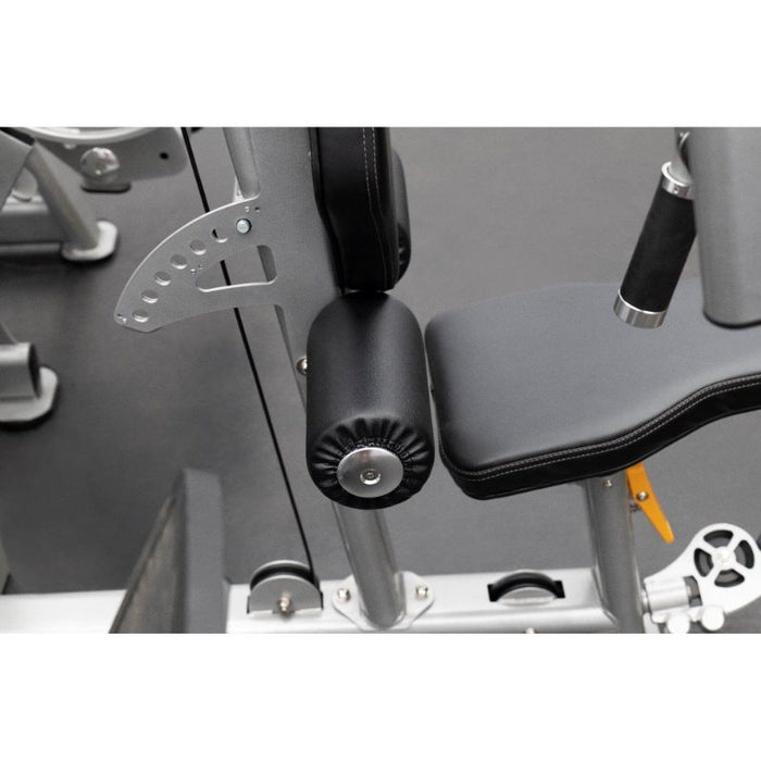 BodyKore Alliance 3-Station Multi Gym MTI4005 leg extension padding detail