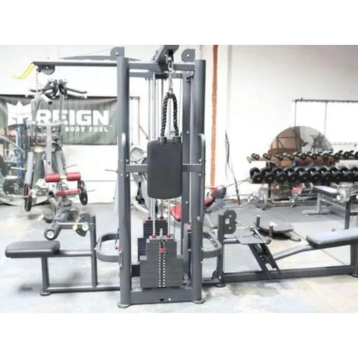 BodyKore GM5005 5-Station Jungle Gym System View from High Pulley