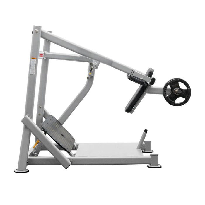 BodyKore CF8137 Pendulum Squat Silver Frame Side View