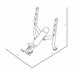 BodyKore Elite Olympic Incline Press CF2152 dimensions diagram
