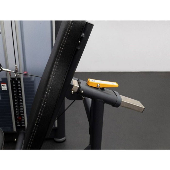 BodyKore GR601 Isolation Seated Chest Press Backrest Angle Support Mechanism