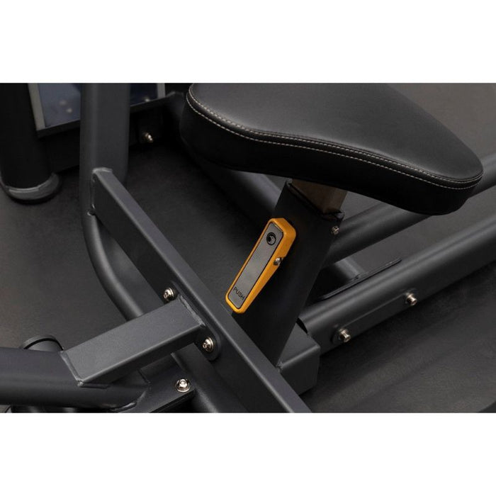 BodyKore GR601 Isolation Seated Chest Press Seat Adjustment Lever Detail