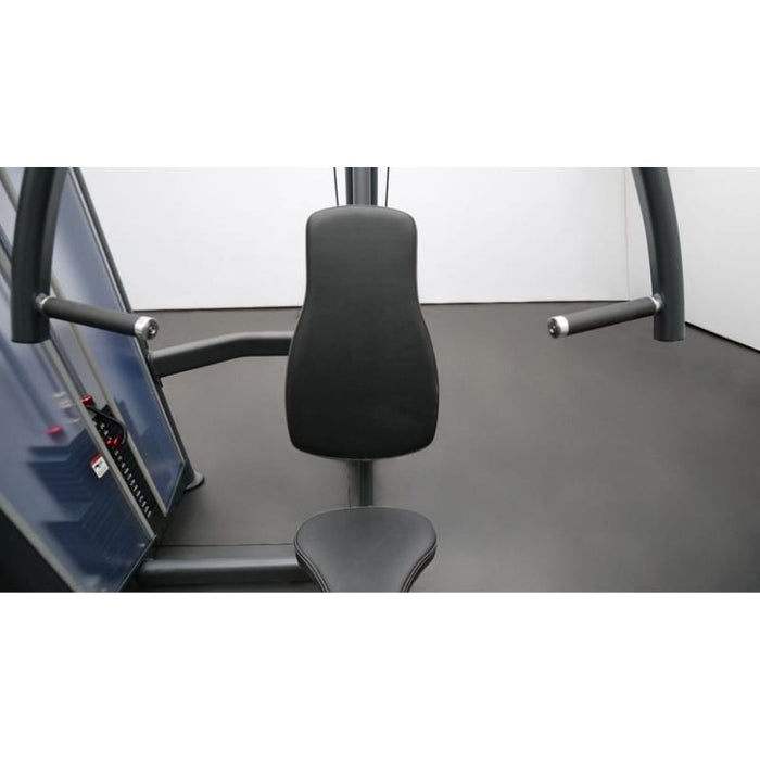 BodyKore Isolation Dual Axis Chest Press GR621 seat and backrest detail