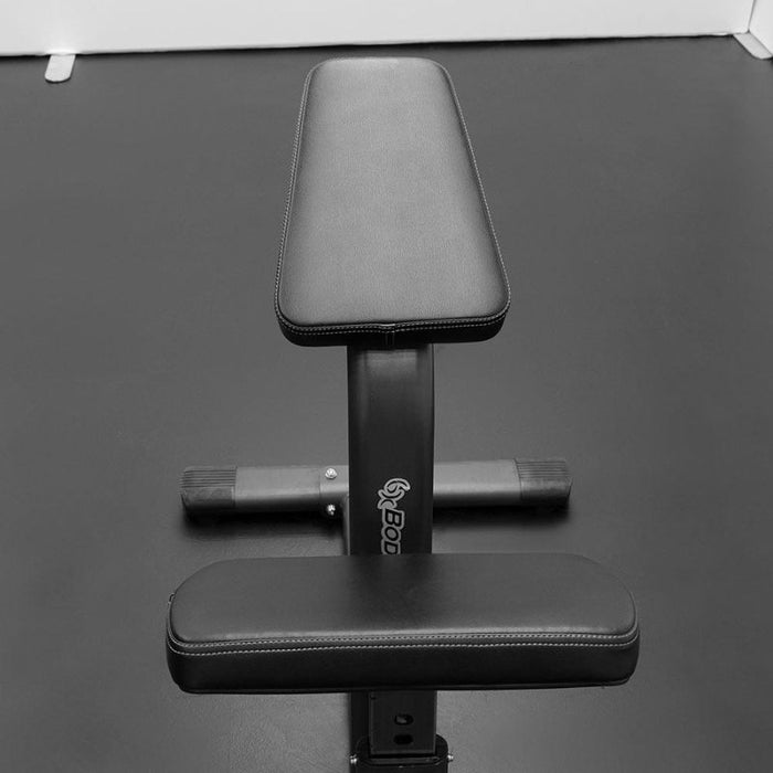 BodyKore Signature Seated Row Bench G214 seat pad upholstery closeup
