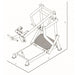 BodyKore Stacked Pendulum Squat CF1837 dimensions diagram