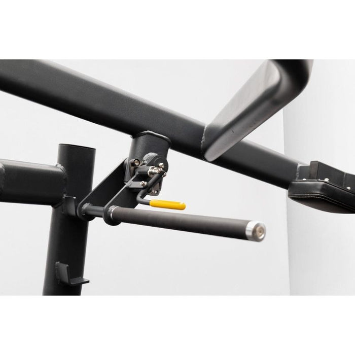 BodyKore Stacked Pendulum Squat CF1837 safety lever mechanism