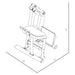 BodyKore Stacked Rear Kick GR810 dimensions diagram