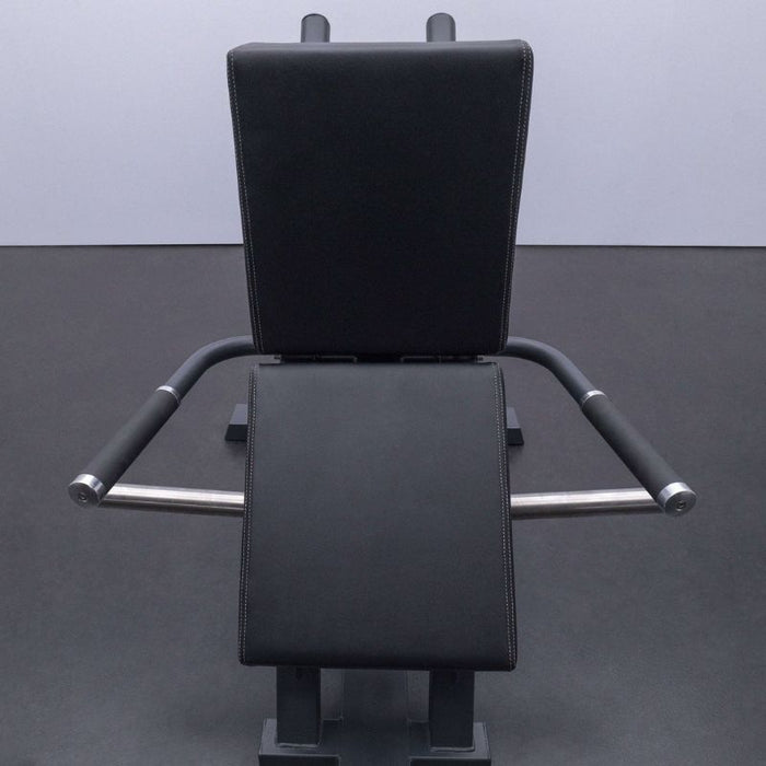 BodyKore Stacked Standing Calf Raise GR809 shoulder pad closeup