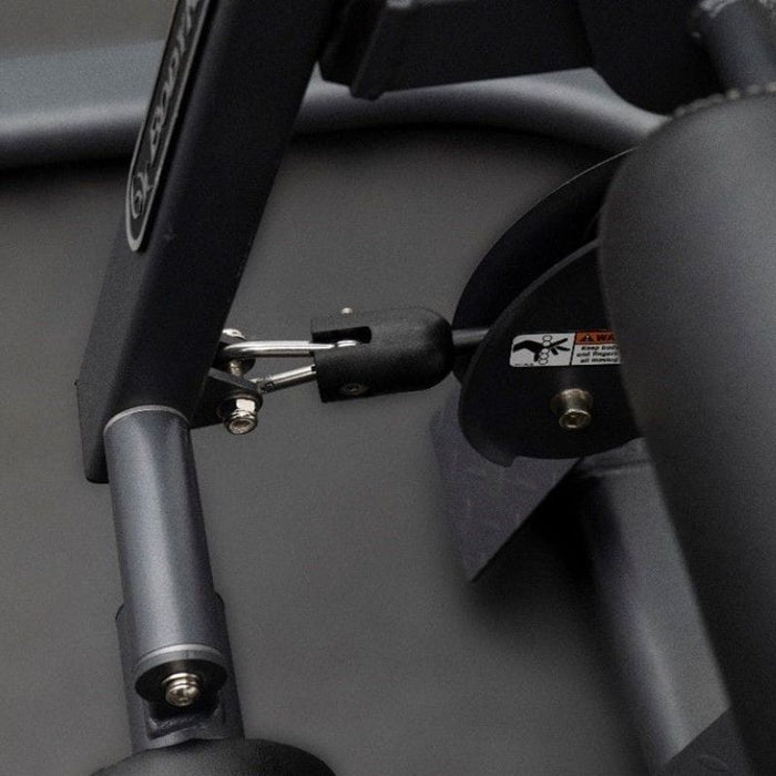 BodyKore Universal Leg Ext/Curl Seat MX1175 cable connection detail