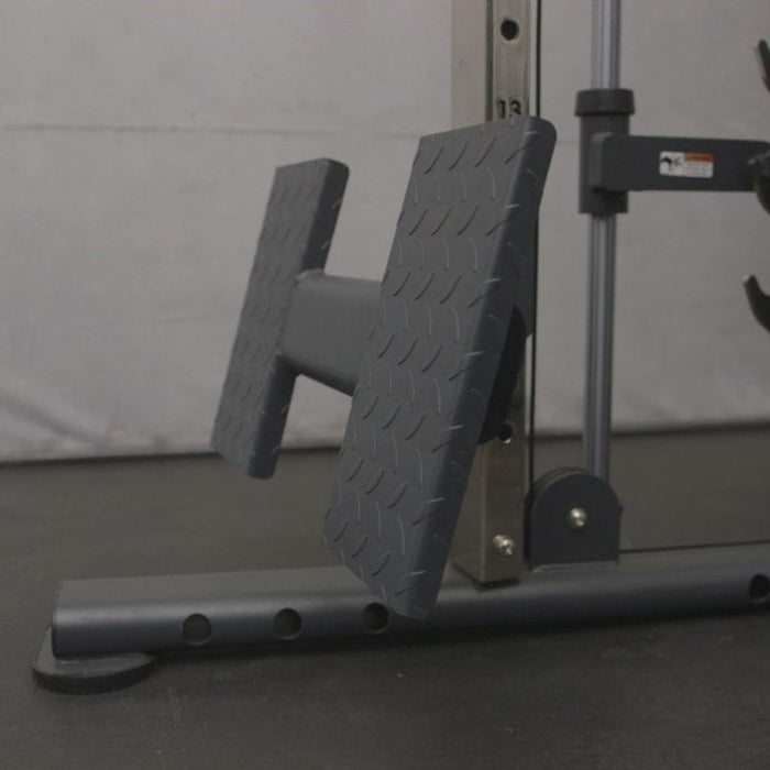 BodyKore Universal Low Row Footplate MX1192 mounted view