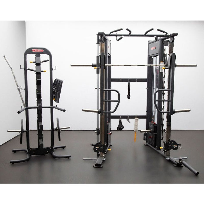 BodyKore Universal Storage Rack MX1191 with functional trainer