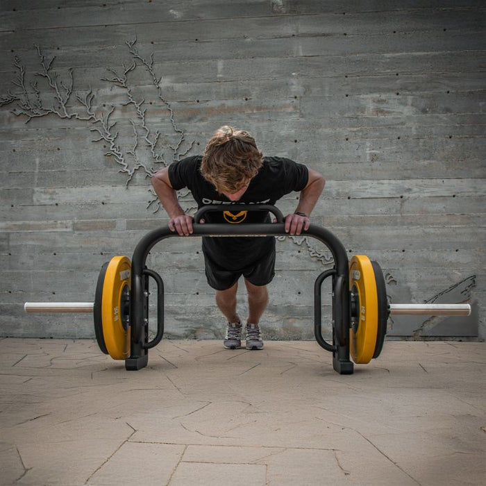Defiant Strength Open Trap Bar 813OTB Pushup Exercise