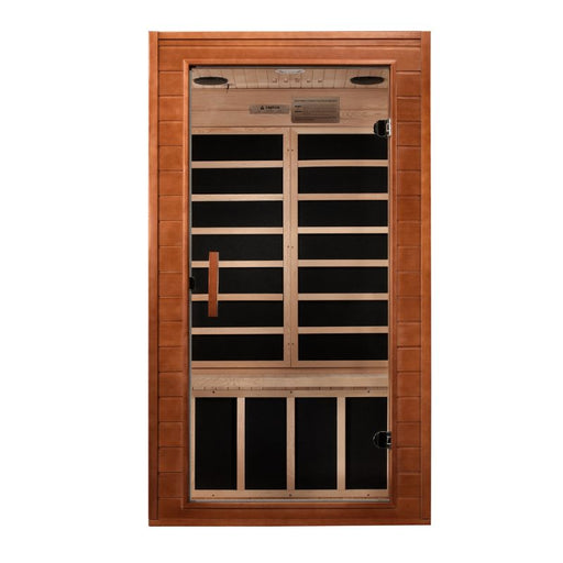 Dynamic Avila Elite Ultra Low EMF Sauna DYN-6103-01 Elite front open door view