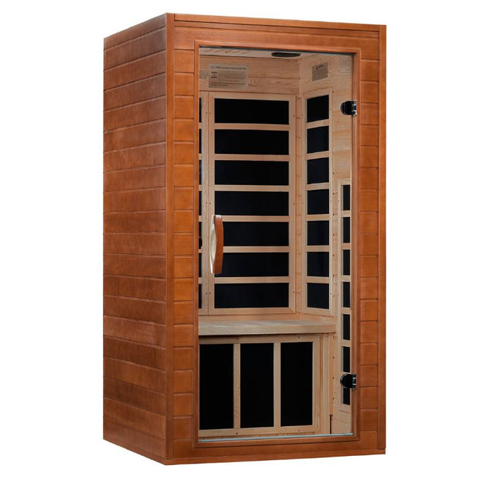 Dynamic Avila Low EMF Infrared Sauna DYN-6103-01 side angle view