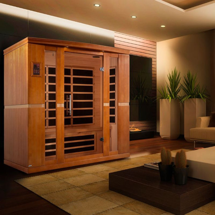 Dynamic Bergamo Elite Ultra Low EMF Sauna DYN-6440-01 Elite lifestyle room