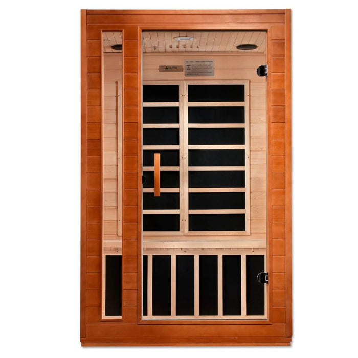 Dynamic Cordoba Ultra Low EMF Far Infrared Sauna DYN-6203-01 Elite front exterior view