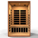 Dynamic Cordoba Ultra Low EMF Far Infrared Sauna DYN-6203-01 Elite interior bench view