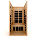 Dynamic Gracia Elite Ultra Low EMF Sauna DYN-6119-01 interior angle view