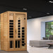 Dynamic Gracia Elite Ultra Low EMF Sauna DYN-6119-01 lifestyle room scene