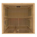 Dynamic Gracia Full Spectrum Near Zero EMF Sauna DYN-6119-03 FS top view interior layout