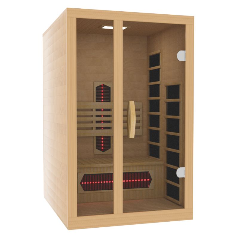 Dynamic Gracia 1-2 Person Full Spectrum Near Zero EMF Sauna DYN-6119-03 FS