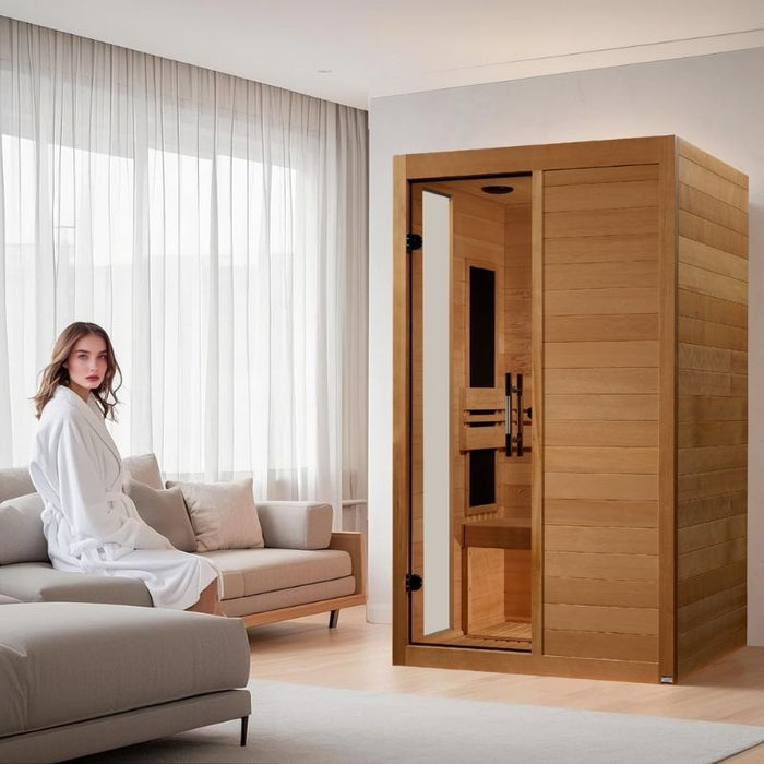 Dynamic Lucca Elite Ultra Low EMF Sauna DYN-6215-05 Elite lifestyle modern home
