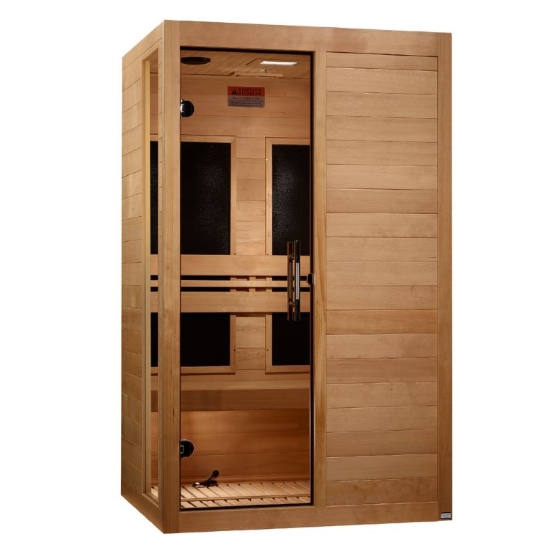 Dynamic Lucca Elite 2 Person Ultra Low EMF Sauna DYN-6215-05 Elite