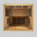 Dynamic Lugano Elite Ultra Low EMF Far Infrared Sauna DYN-6336-02 interior top view