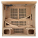 Dynamic Monaco Elite Ultra Low EMF Sauna DYN-6996-01 Elite front interior view