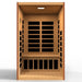 Dynamic Santiago Elite Ultra Low EMF Sauna DYN-6209-02 Elite front interior view