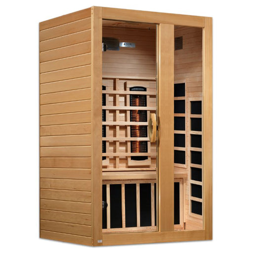 Dynamic Serena Full Spectrum Near Zero EMF Sauna DYN-6229-03 FS right angle view