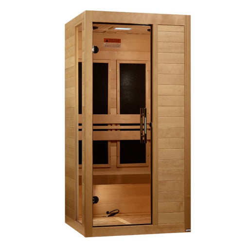 Dynamic Veneto Low EMF Sauna DYN-6115-05 front exterior view