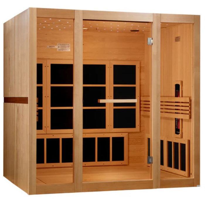 Golden Designs 8 Person Full Spectrum Sauna GDI-6880-03 FS right angle view