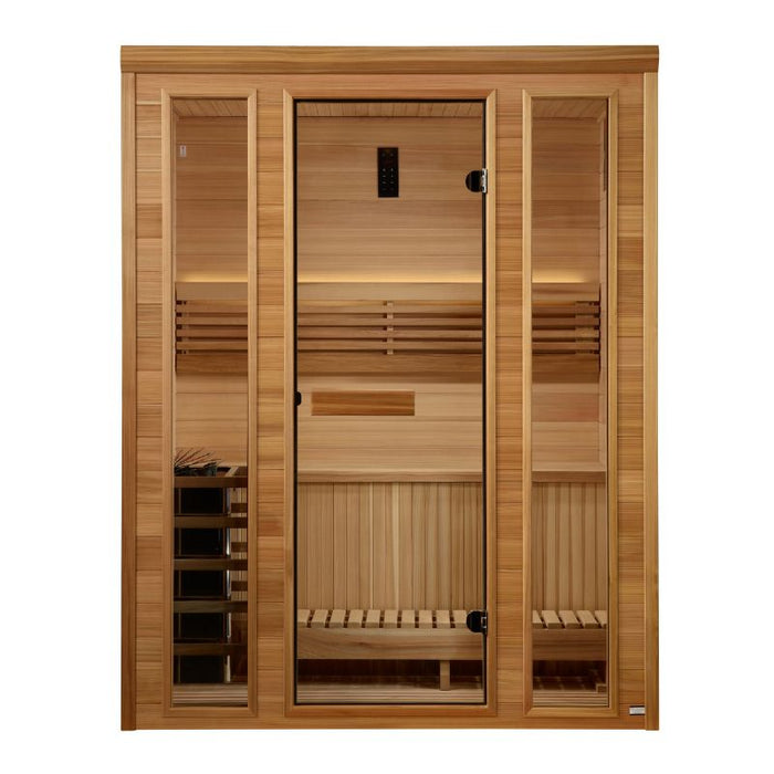 Golden Designs Andermatt Edition Traditional Sauna GDI-7030-01 front view