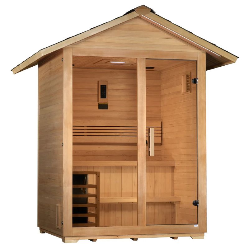 Golden Designs Arlberg 3‑Person Traditional Sauna GDI-8103-01
