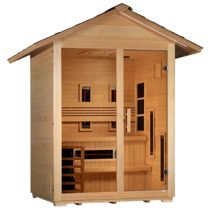Golden Designs Carinthia 3‑Person Hybrid Sauna GDI-8123-01