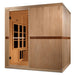 Golden Designs Catalonia Near Zero EMF Sauna GDI-6880-02 exterior side angle