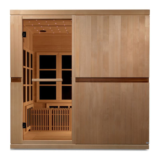 Golden Designs Catalonia Near Zero EMF Sauna GDI-6880-02 front view