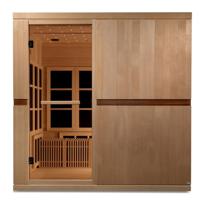 Golden Designs Catalonia Near Zero EMF Sauna GDI-6880-02 front view