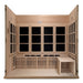 Golden Designs Catalonia Near Zero EMF Sauna GDI-6880-02 interior bench installed