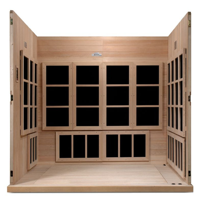 Golden Designs Catalonia Near Zero EMF Sauna GDI-6880-02 interior open layout