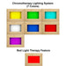 Golden Designs Corner Near Zero EMF Sauna GDI-8035-03 chromotherapy lighting