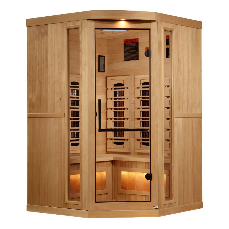 Golden Designs Corner Near Zero EMF Sauna GDI-8035-03