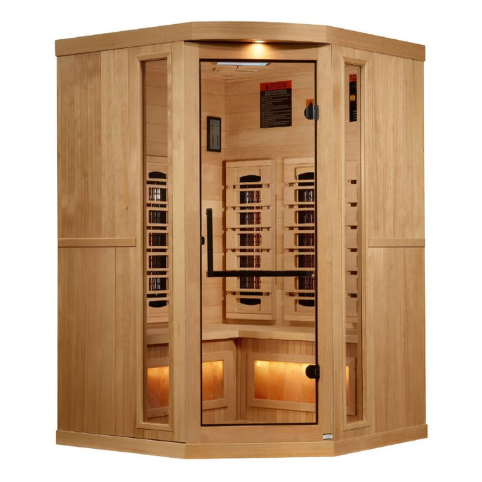 Golden Designs Corner Near Zero EMF Sauna GDI-8035-03