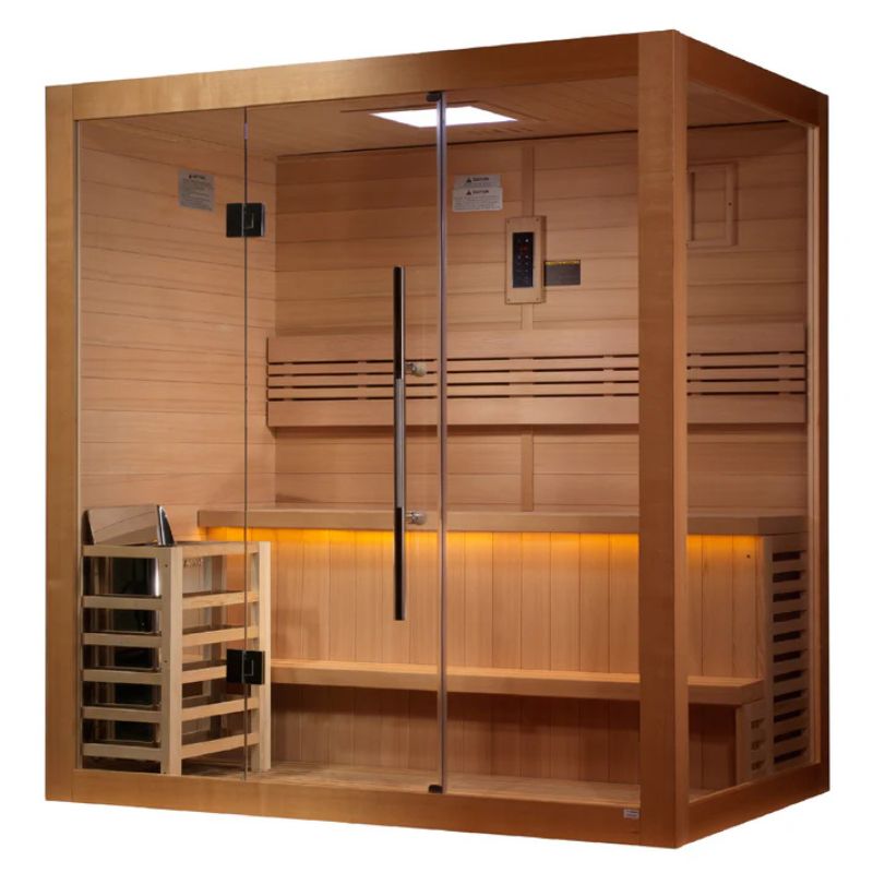 Golden Designs Forssa 3-Person Traditional Sauna GDI-7203-01