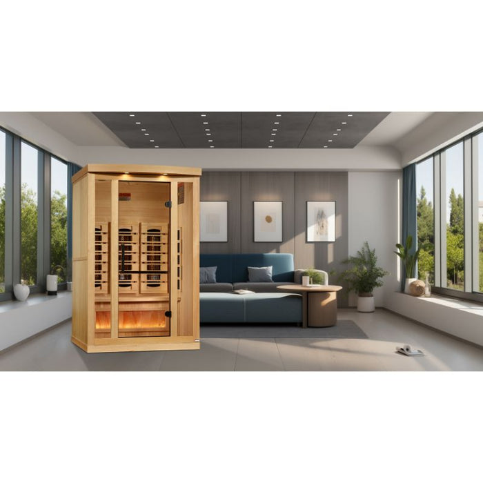 Golden Designs Full Spectrum Near Zero EMF Sauna GDI-8020-03 home setting
