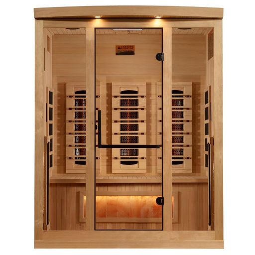Golden Designs Full Spectrum Near Zero EMF Sauna GDI-8030-03 front view