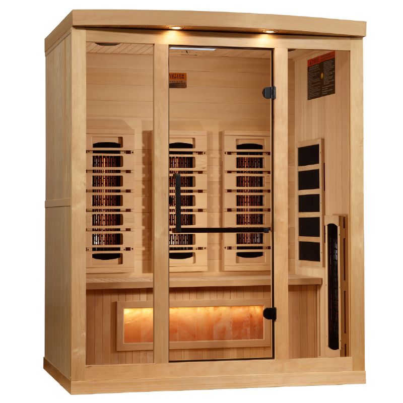 Golden Designs Full Spectrum Near Zero EMF Sauna GDI-8030-03